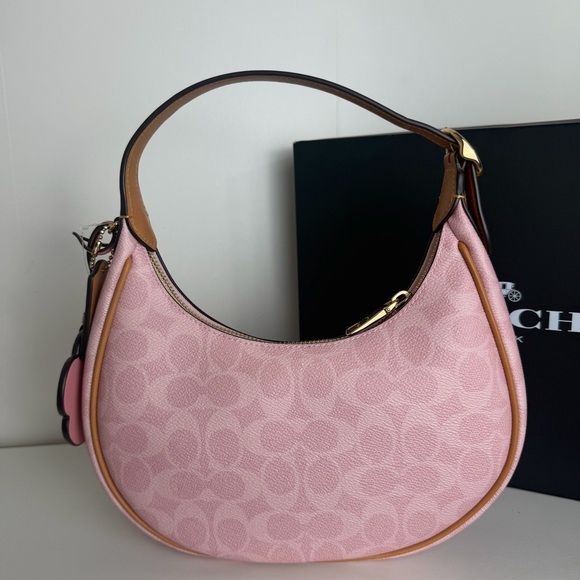 NWT Coach Emily Shoulder Bag In Signature Canvas With Charms - Picture 4 of 15